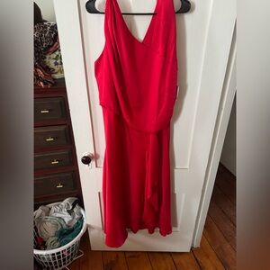 Elegant Red Sleeveless Dress NWT